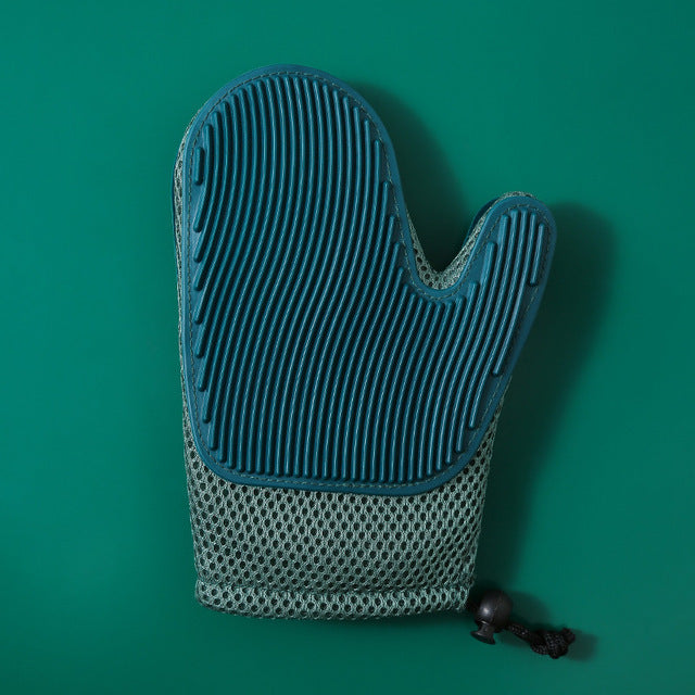 Silicone Grooming and Hair Removal Gloves
