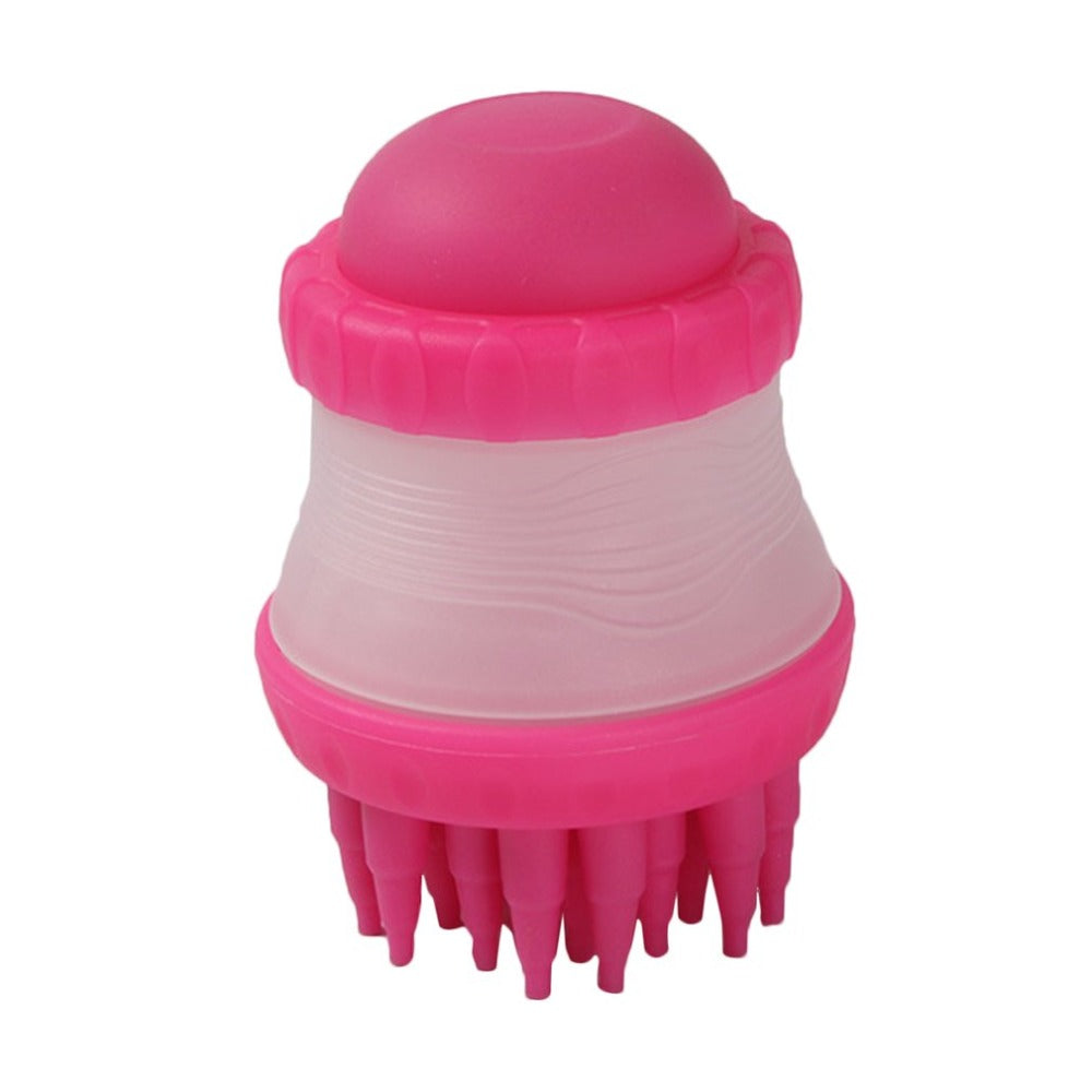 Dog Bath Brush with Massage Comb