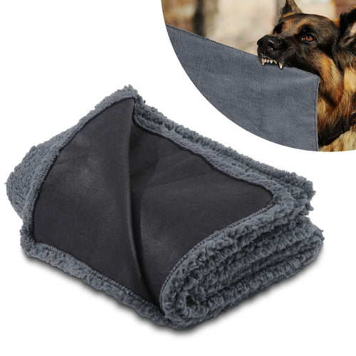 Chew-Proof Fleece Dog Blanket