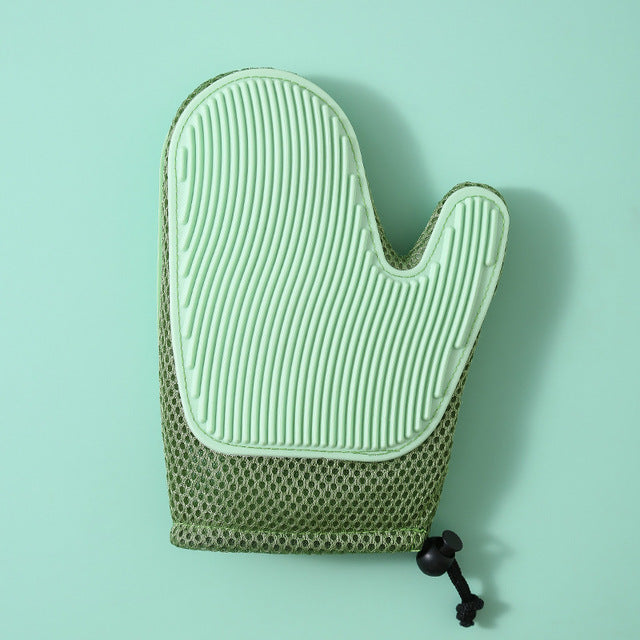 Silicone Grooming and Hair Removal Gloves