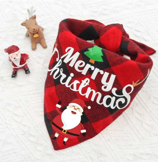 Double-Layer Triangle Bandana for Dogs