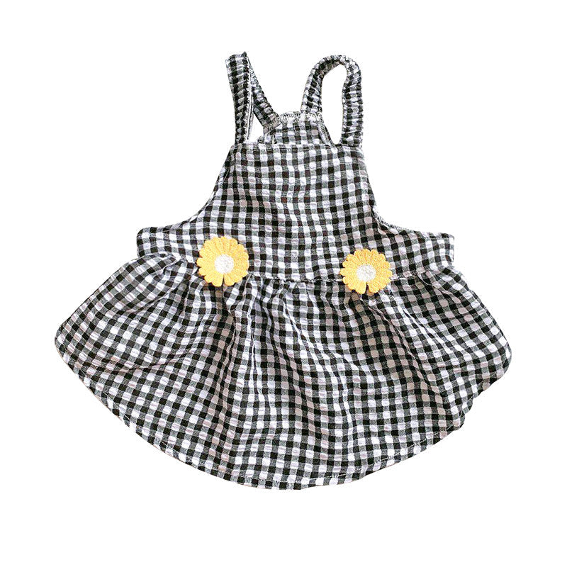 Tutu Skirt Dress with Suspenders for Dogs