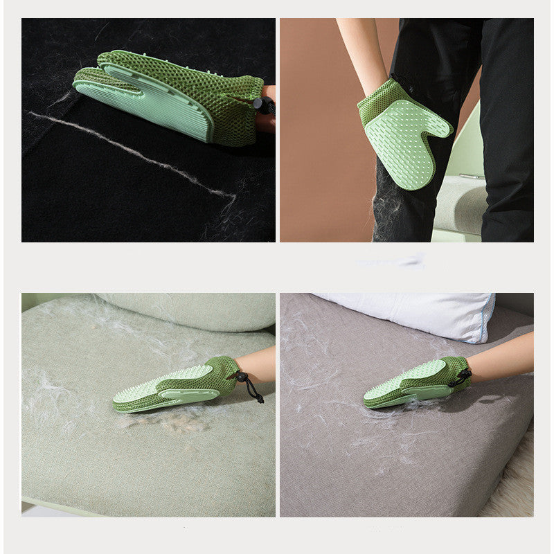 Silicone Grooming and Hair Removal Gloves