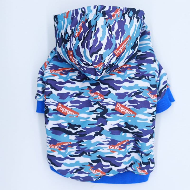 Camouflage Print Hoodie for Dogs
