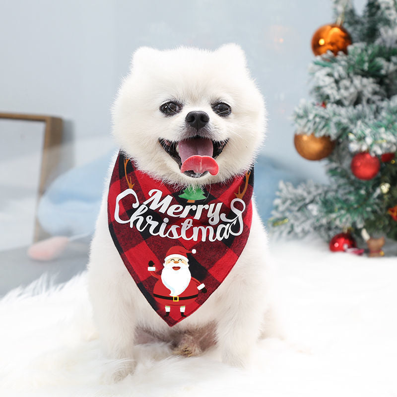 Double-Layer Triangle Bandana for Dogs