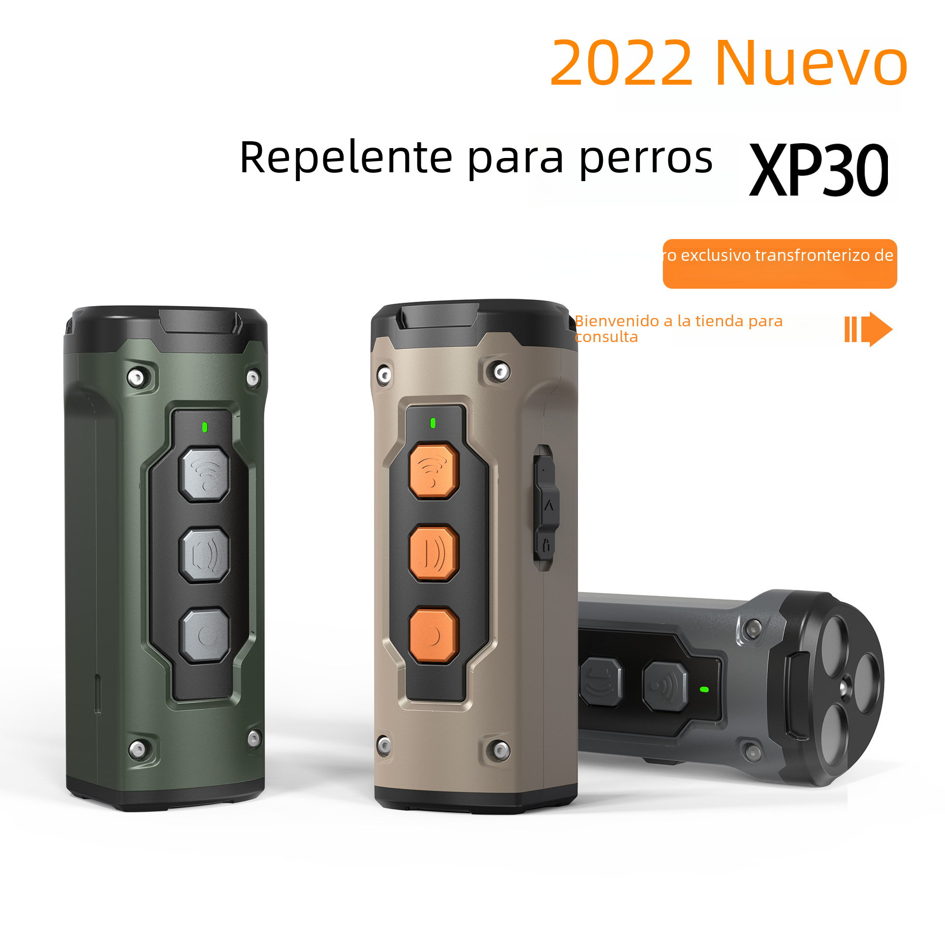 Ultrasonic Anti-Bark Training Device with Flashlight