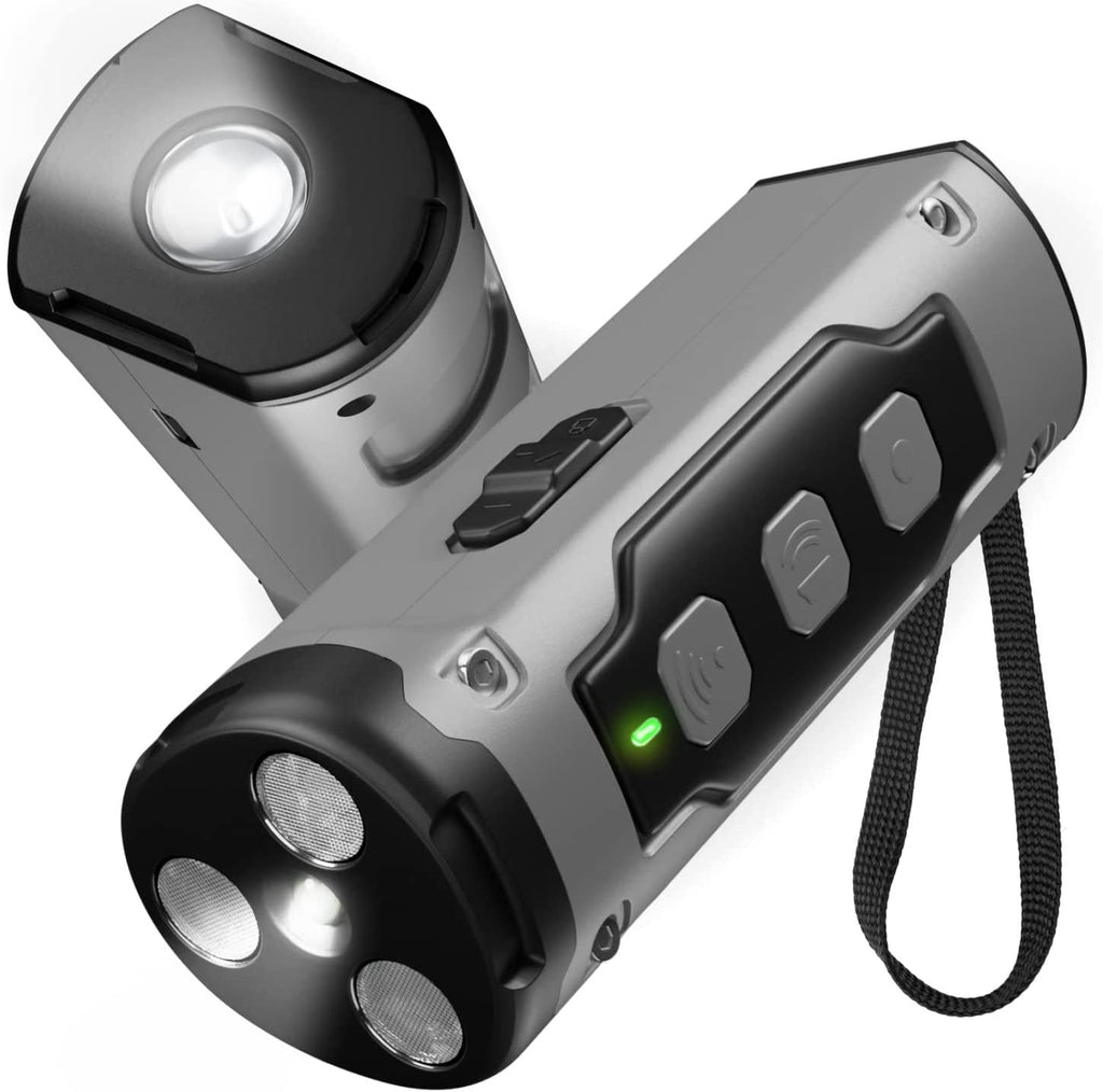 Ultrasonic Anti-Bark Training Device with Flashlight