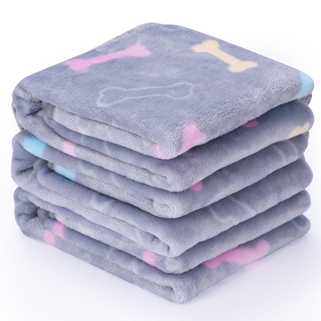 Washable Warm Dog Blankets, 3 Pack