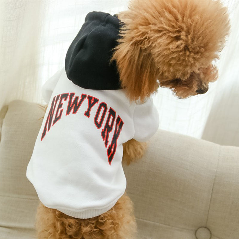 Terry Cotton Hooded Sweatshirt for Dogs