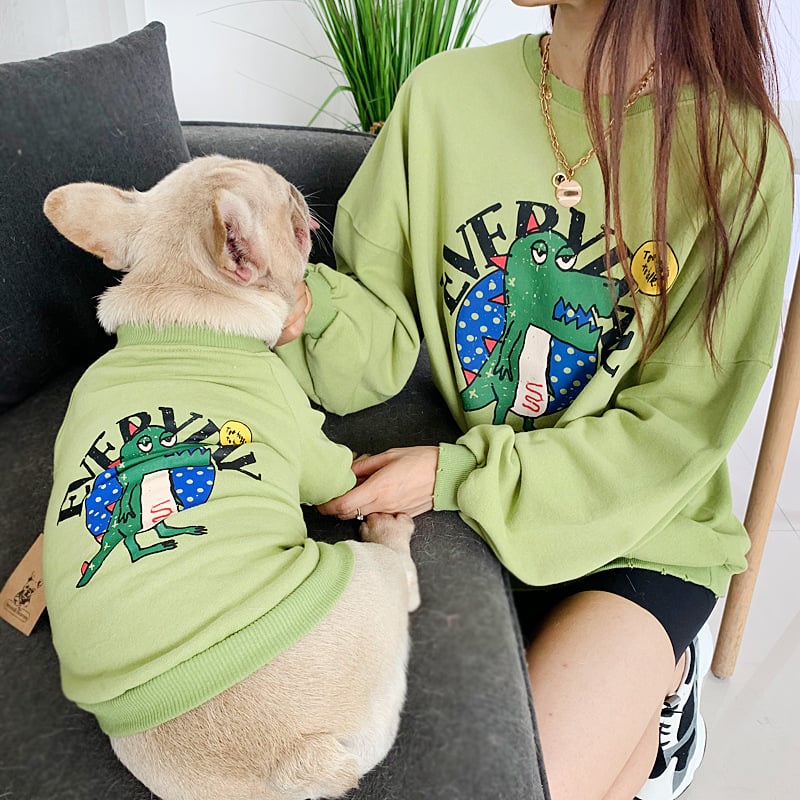 Matching Panda Print Shirt for Dogs and Owners