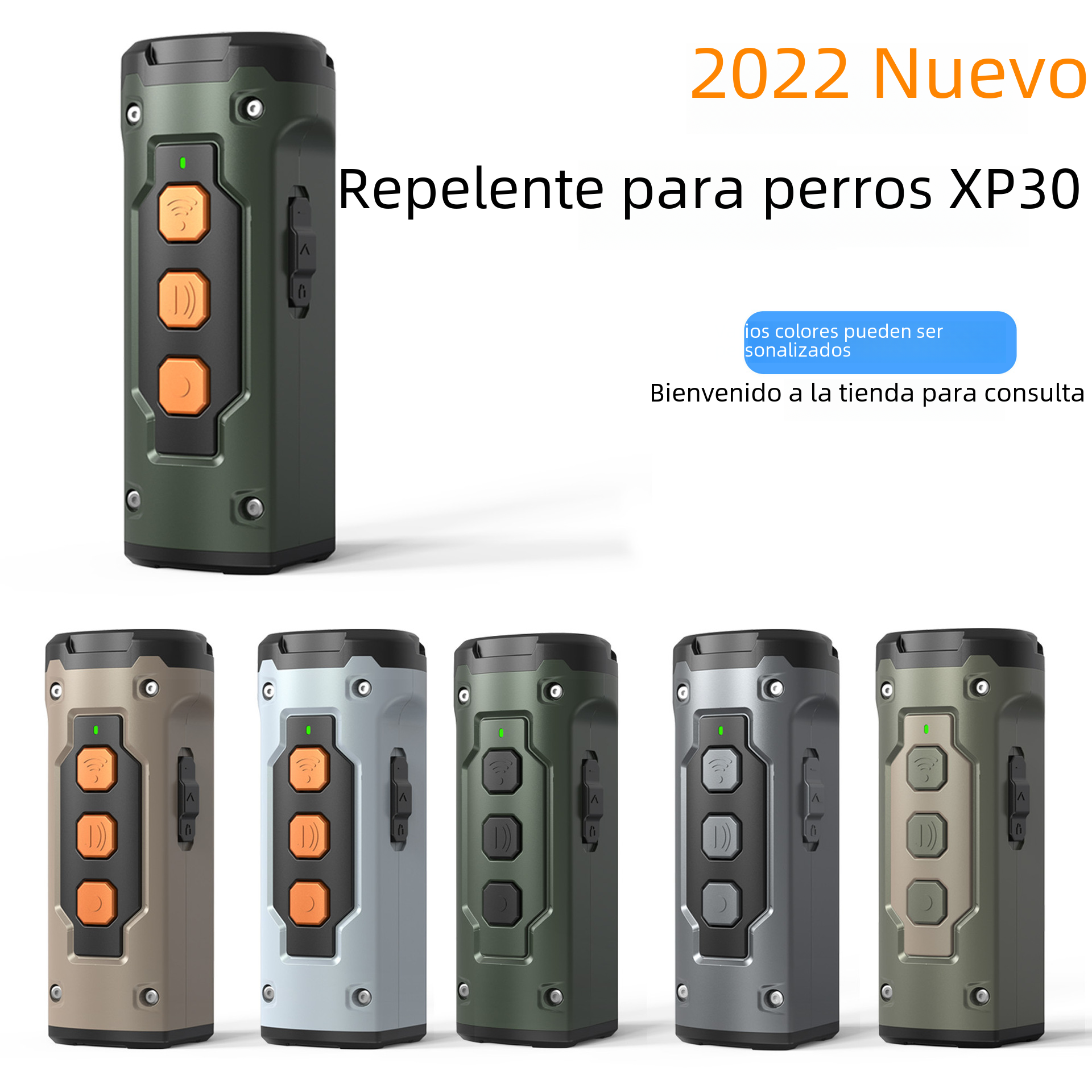 Ultrasonic Anti-Bark Training Device with Flashlight