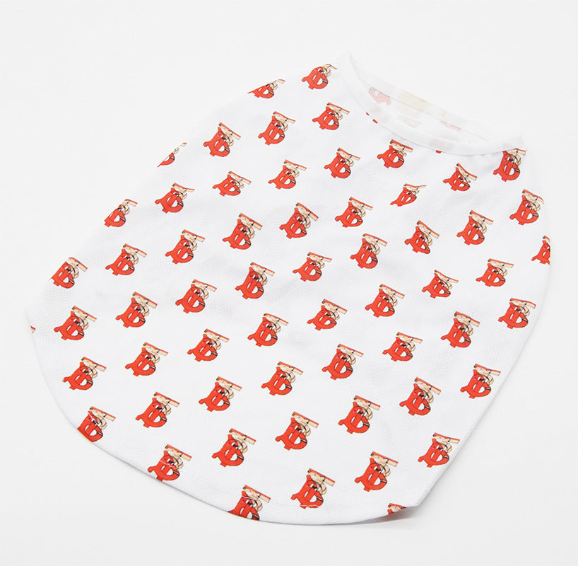 Summer Print Vest for Small Dogs