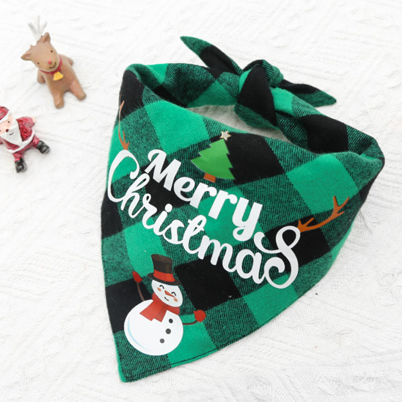 Double-Layer Triangle Bandana for Dogs