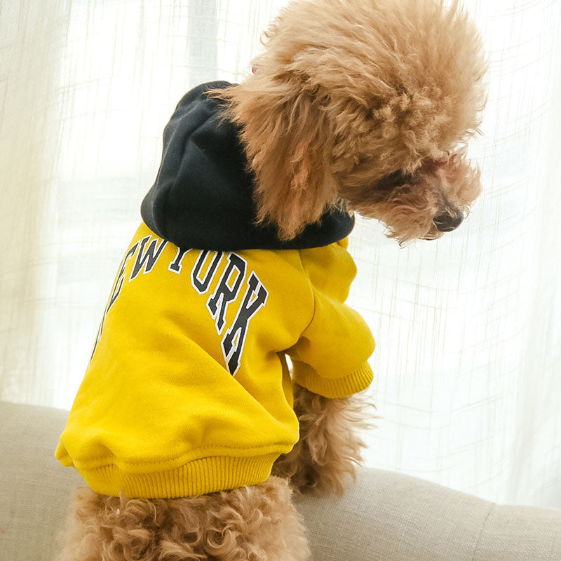 Terry Cotton Hooded Sweatshirt for Dogs