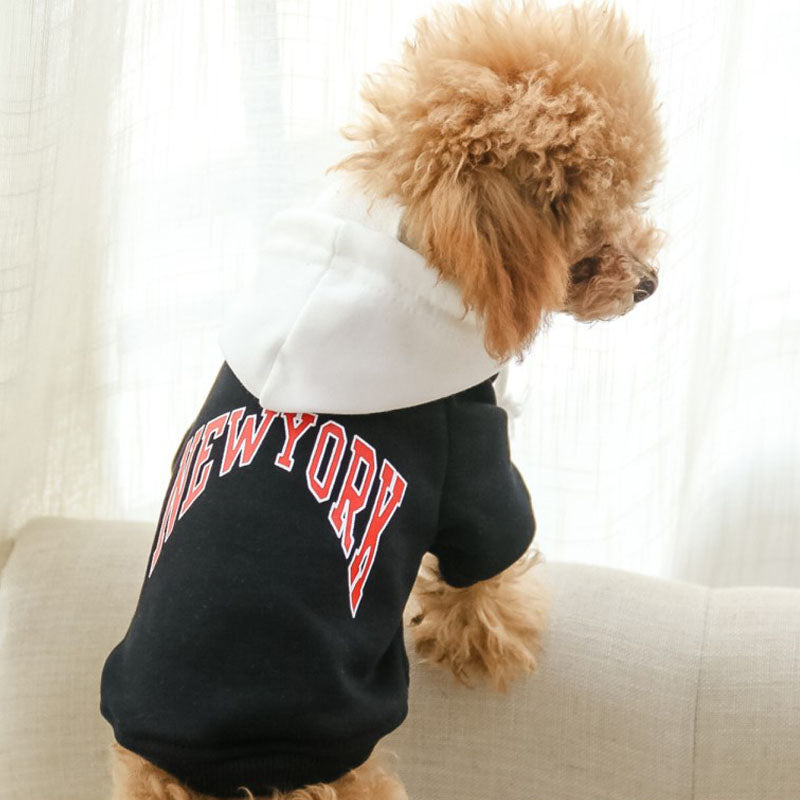 Terry Cotton Hooded Sweatshirt for Dogs