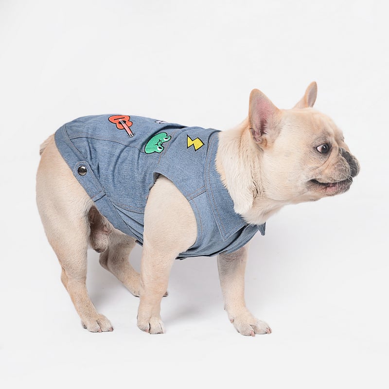 Embroidered Casual Vest for Dogs