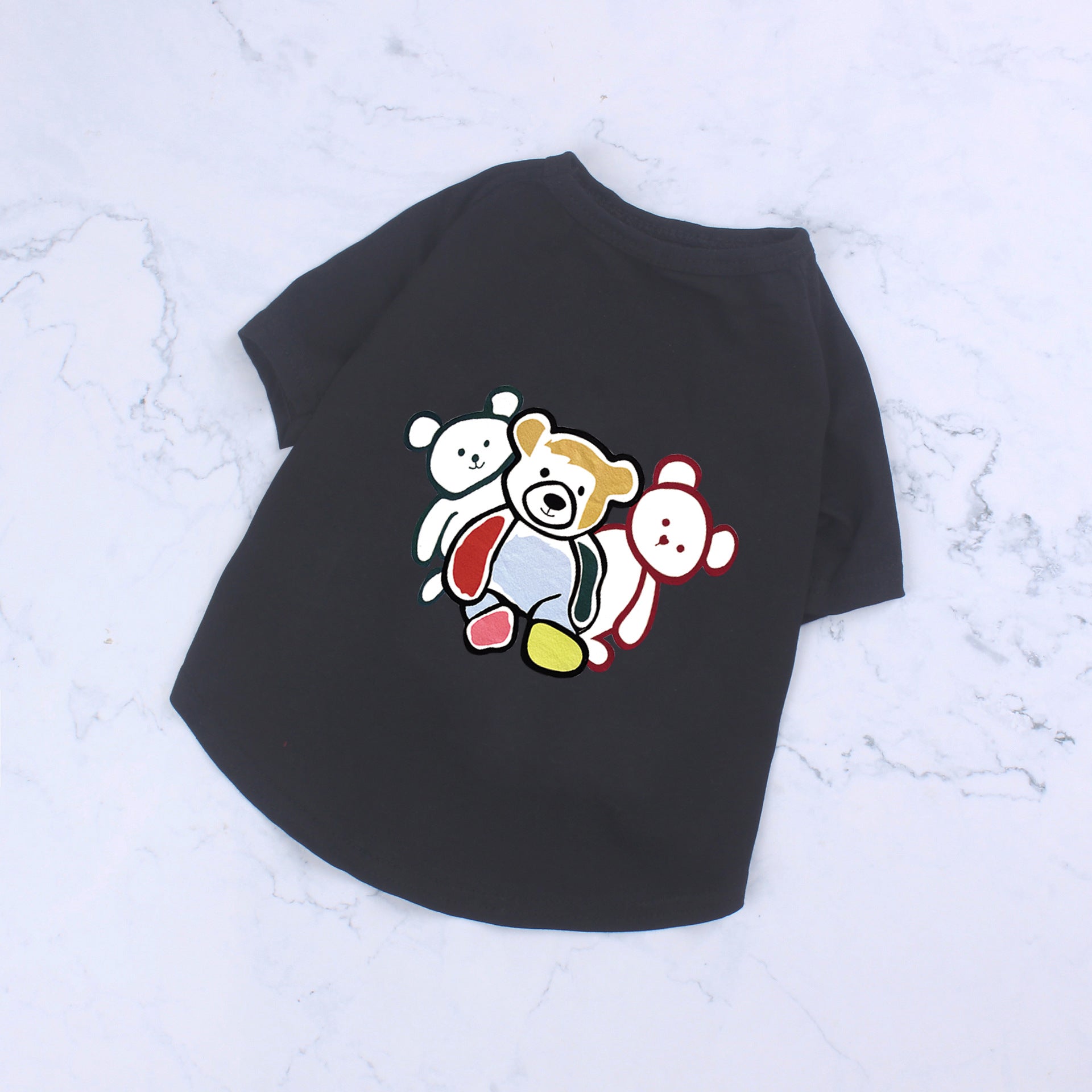 Three Bears Cotton T-Shirt for Dogs