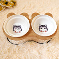 Elevated Dog Food and Water Bowl Stand