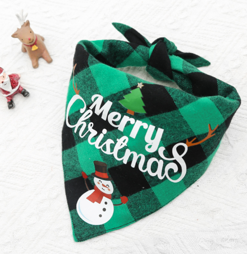 Double-Layer Triangle Bandana for Dogs