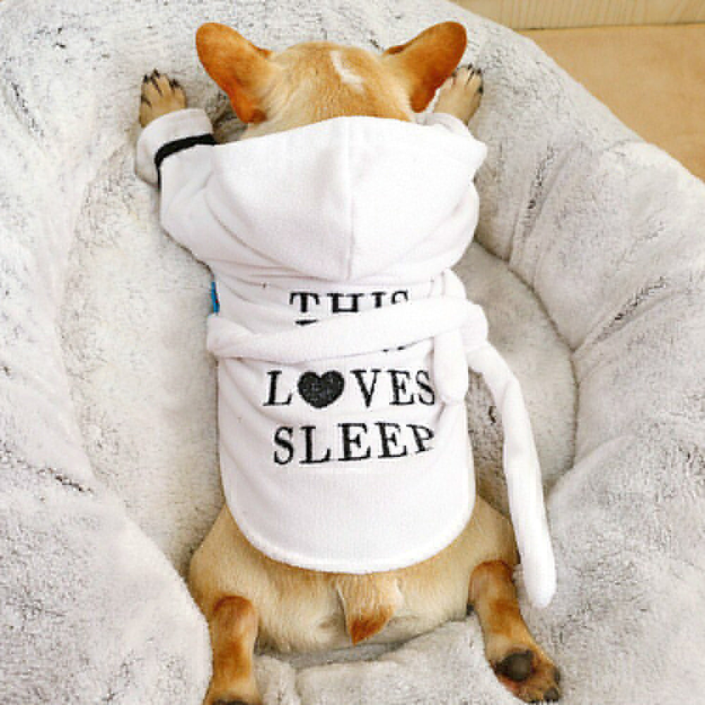 Hooded Bathrobe Pajamas for Dogs